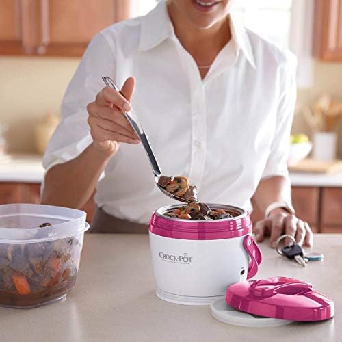 Crock-Pot Lunch Crock Portable Food Warmer 20oz – Pink S03B