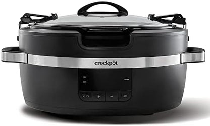 Crock-Pot Thermoshield 6 Quart Slow Cooker with Carry Handles S12W