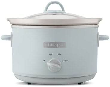 Crock-Pot 4.5 Quart Manual Slow Cooker – Macaroon Blue S17Z