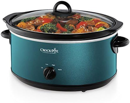 Crock-Pot 7 Quart Manual Slow Cooker – Turquoise S25P