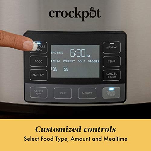 Crock-Pot MyTime 6 Quart Programmable Slow Cooker S08C
