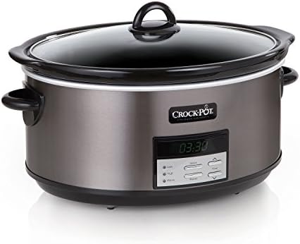 Crock-Pot 8 Quart Programmable Slow Cooker with Auto Warm S28M