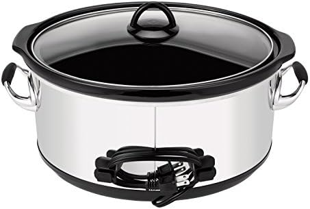 Crock-Pot 7 Quart Programmable Slow Cooker – Polished Platinum S23U