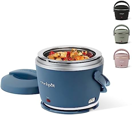 Crock-Pot Electric Lunch Box Food Warmer 20oz – Faded Blue S22S