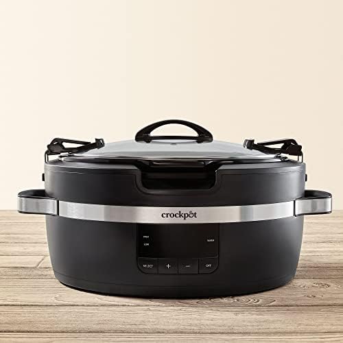 Crock-Pot Thermoshield 6 Quart Slow Cooker with Carry Handles S12W