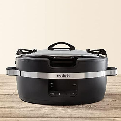 Crock-Pot Thermoshield 6 Quart Slow Cooker with Carry Handles S12W
