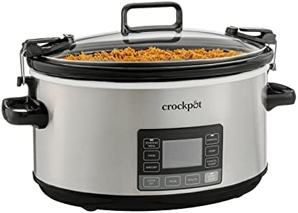Crock-Pot 7 Quart Portable Programmable Slow Cooker with Timer S27V