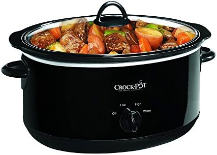 Crock-Pot 8 Quart Manual Slow Cooker – Black S10V