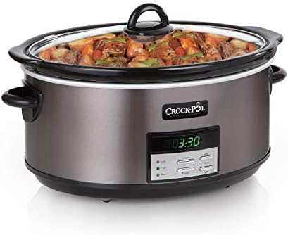Crock-Pot 8 Quart Programmable Slow Cooker with Auto Warm S28M