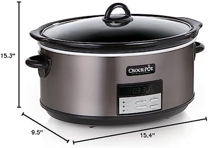 Crock-Pot 8 Quart Programmable Slow Cooker with Auto Warm S28M
