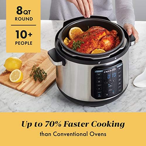 Crock-Pot 8 Quart Express Crock Multi-Use Pressure Cooker S05U