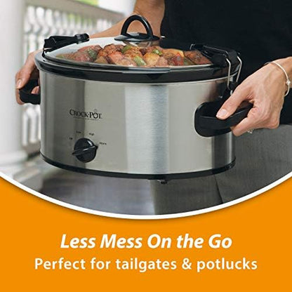 Crock-Pot Cook & Carry 6 Quart Portable Slow Cooker S07G