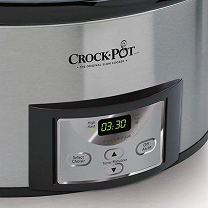 Crock-Pot Cook & Carry 6 Quart Programmable Slow Cooker S15M