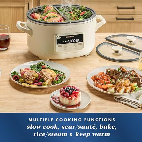 Crock-Pot MultiMeal Multicooker with Programmable Slow Cooker S16G