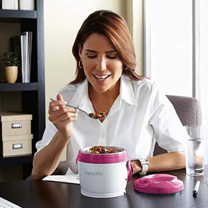 Crock-Pot Lunch Crock Portable Food Warmer 20oz – Pink S03B