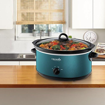 Crock-Pot 7 Quart Manual Slow Cooker – Turquoise S25P