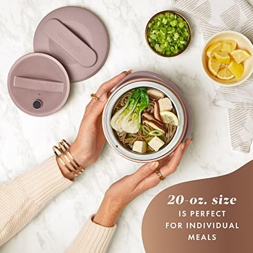 Crock-Pot Electric Lunch Box Food Warmer 20oz – Blush Pink S18F