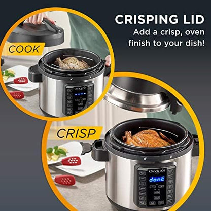 Crock-Pot Express Crisp 8 Quart 10-in-1 Pressure Cooker S06E