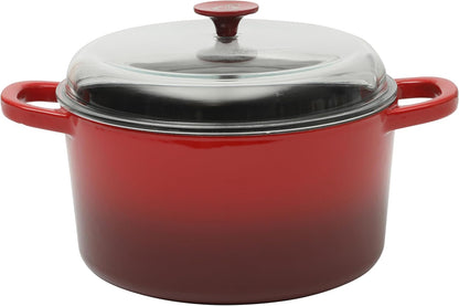 Crock-Pot 3 Quart Enameled Cast Iron Dutch Oven – Aqua S02T