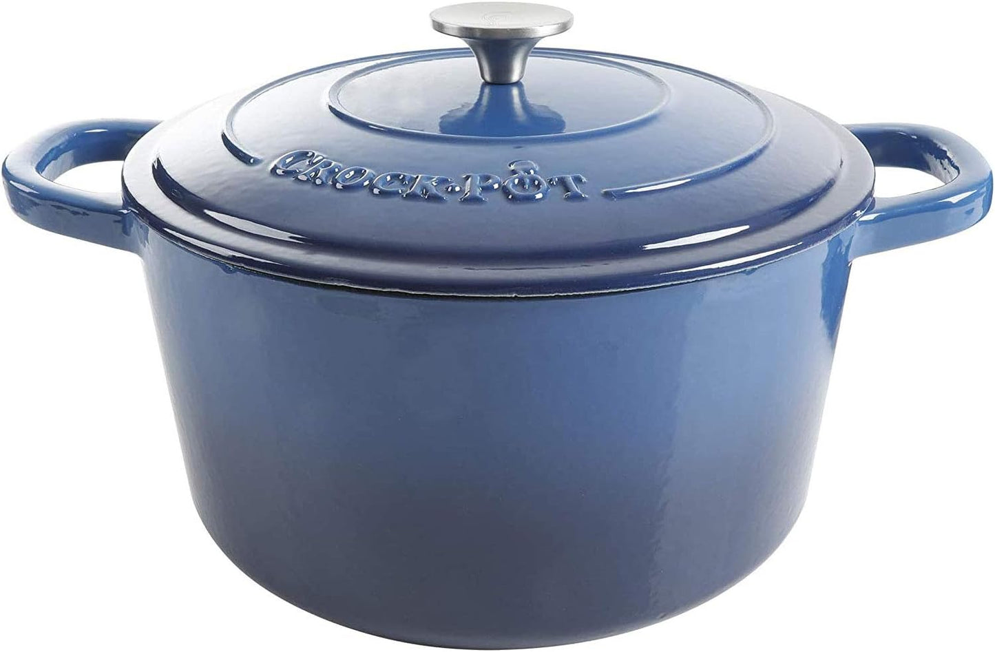 Crock-Pot 3 Quart Enameled Cast Iron Dutch Oven – Aqua S02T