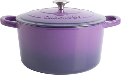 Crock-Pot 3 Quart Enameled Cast Iron Dutch Oven – Aqua S02T