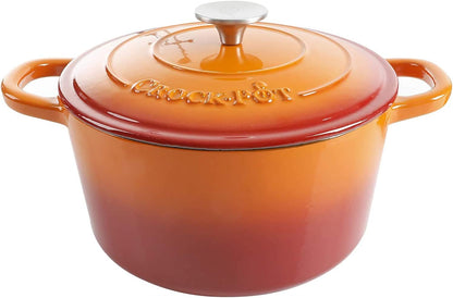 Crock-Pot 3 Quart Enameled Cast Iron Dutch Oven – Aqua S02T
