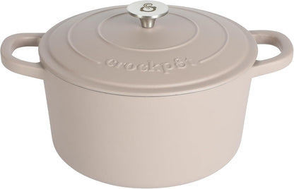 Crock-Pot 3 Quart Enameled Cast Iron Dutch Oven – Aqua S02T