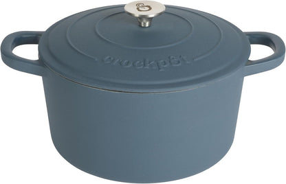Crock-Pot 3 Quart Enameled Cast Iron Dutch Oven – Aqua S02T