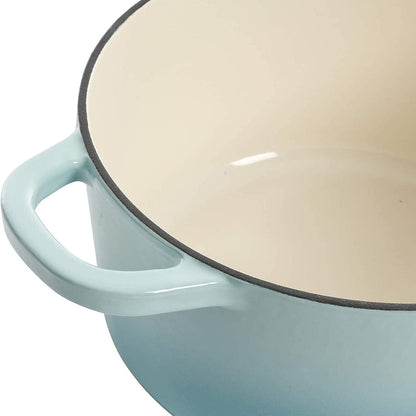 Crock-Pot 3 Quart Enameled Cast Iron Dutch Oven – Aqua S02T