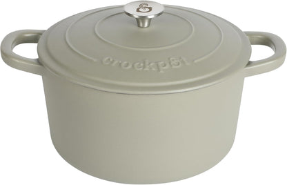 Crock-Pot 3 Quart Enameled Cast Iron Dutch Oven – Aqua S02T