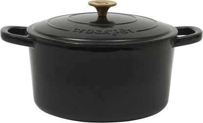 Crock-Pot 3 Quart Enameled Cast Iron Dutch Oven – Aqua S02T