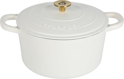 Crock-Pot 3 Quart Enameled Cast Iron Dutch Oven – Aqua S02T