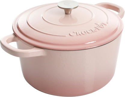 Crock-Pot 3 Quart Enameled Cast Iron Dutch Oven – Aqua S02T