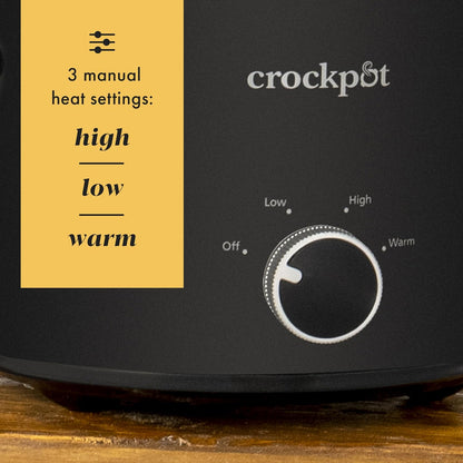 Crock-Pot 2 Quart Mini Slow Cooker – Classic Compact Cooker S01Z